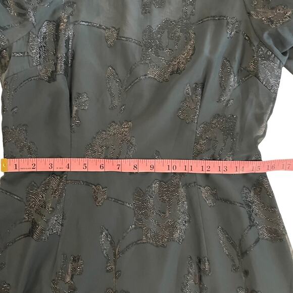 Cooper St Ophelia Wide Sleeve Green Mini Dress - Picture 9 of 10